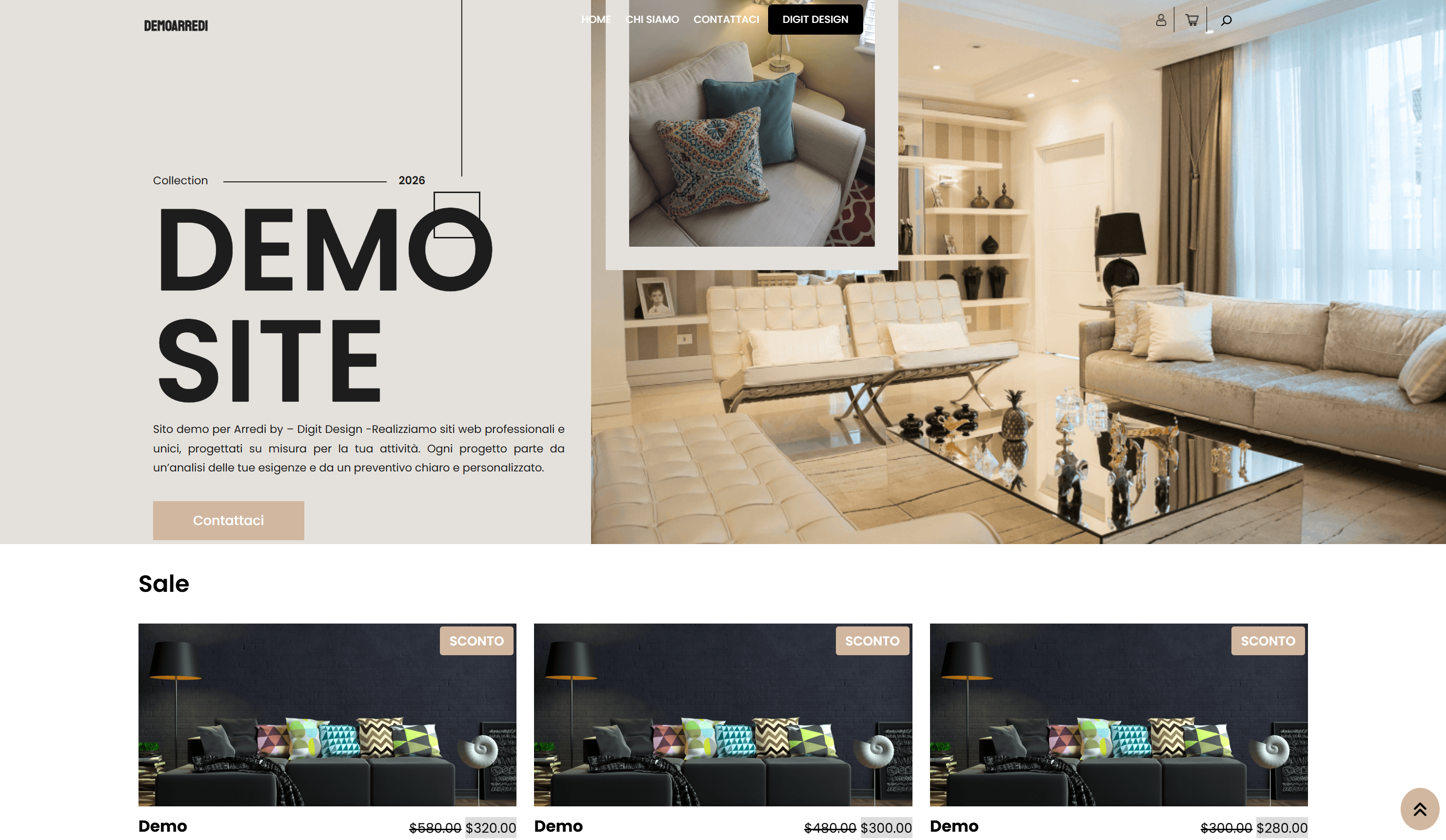 Demo E-commerce Arredi & Mobili